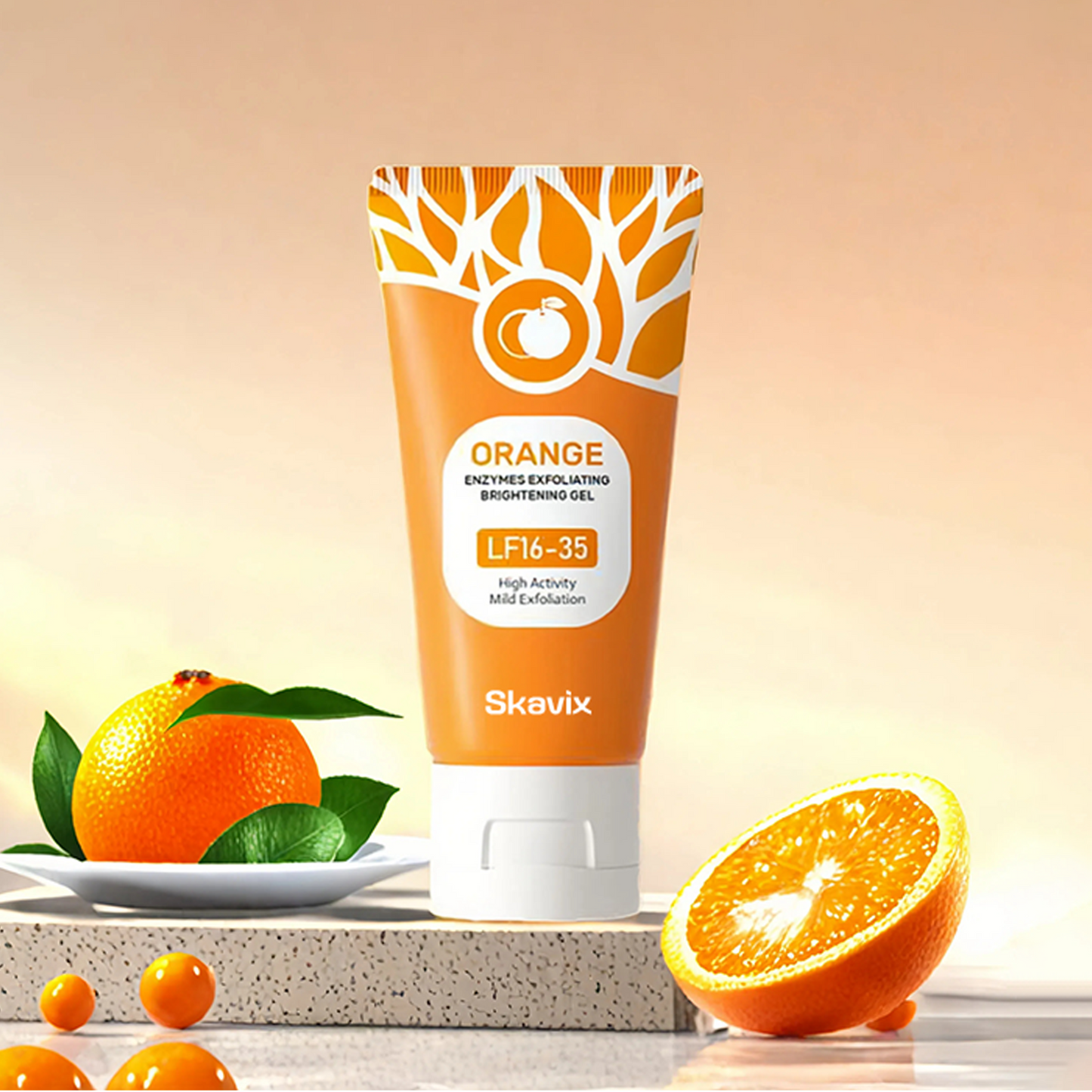 Skavix™Orange Enzyme Exfoliating Gel — The Gentle Miracle Your Skin Has Been Crying Out For