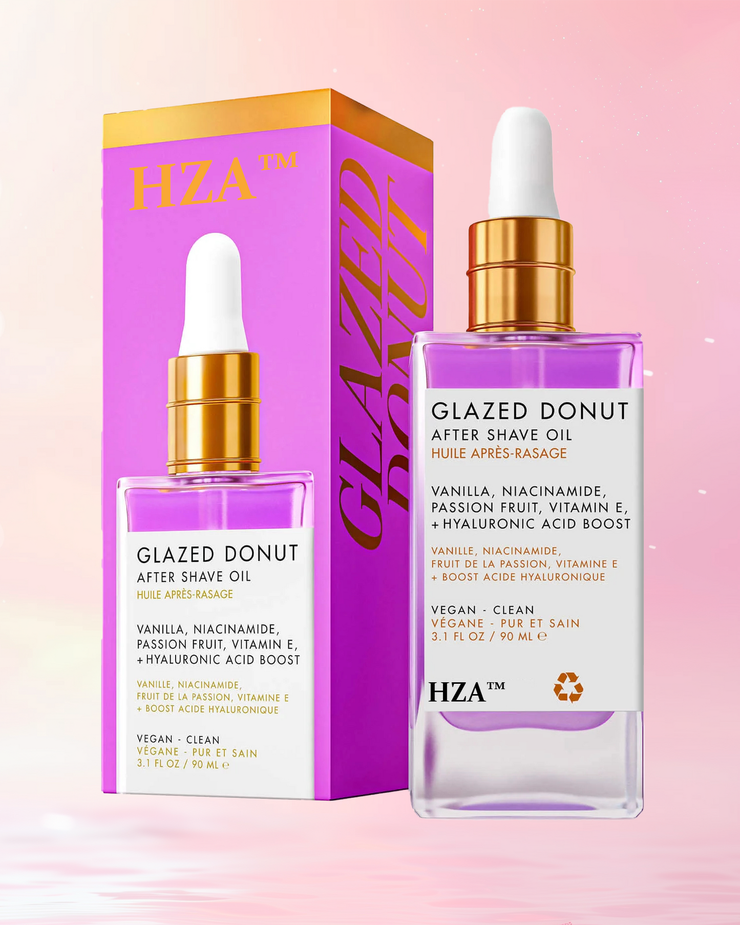 HZA™Soft Serve After Shave Oil - Strawberry & Vanilla Scent