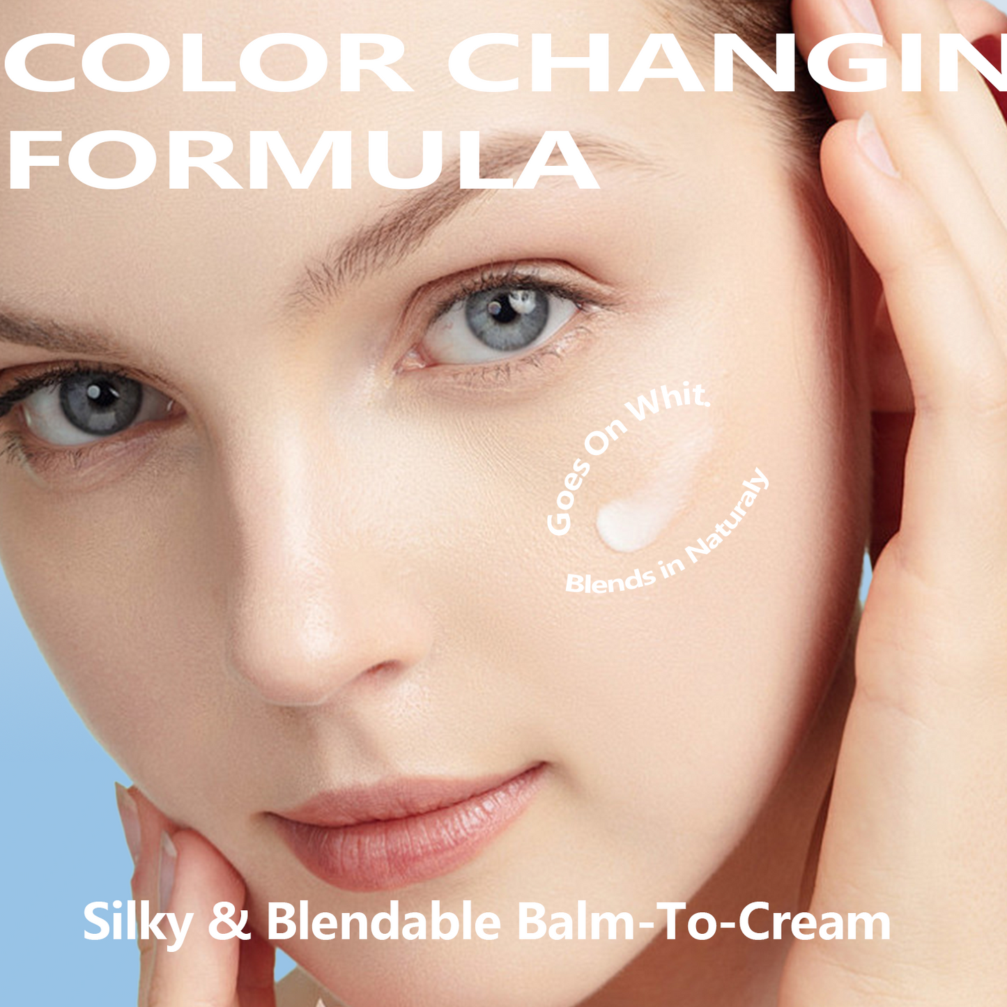 🌸NESLEMY Color-Changing Cover Cream Stick Skincare meets makeup. Color-adaptive cream stick + detachable blending brush.