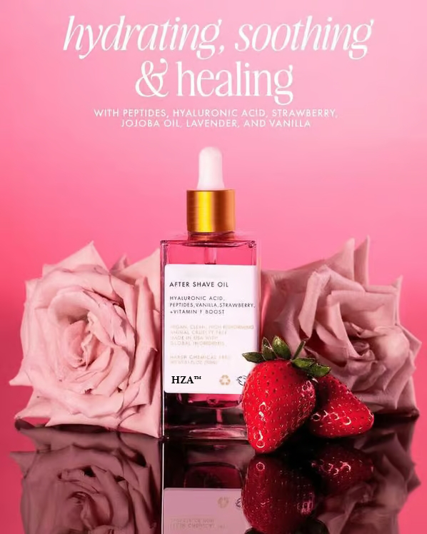 HZA™Soft Serve After Shave Oil - Strawberry & Vanilla Scent