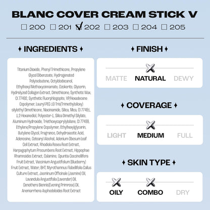 🌸NESLEMY Color-Changing Cover Cream Stick Skincare meets makeup. Color-adaptive cream stick + detachable blending brush.